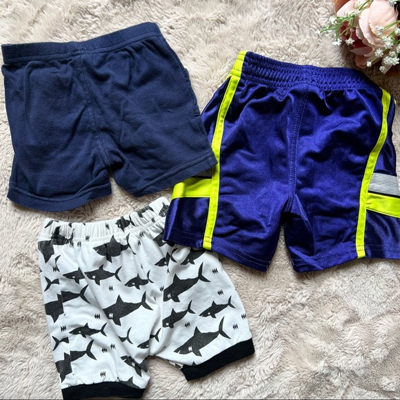 Baby Boy Soft Shorts Lot Bundle (3 pairs) 9-12 months Carters - Picture 2 of 7